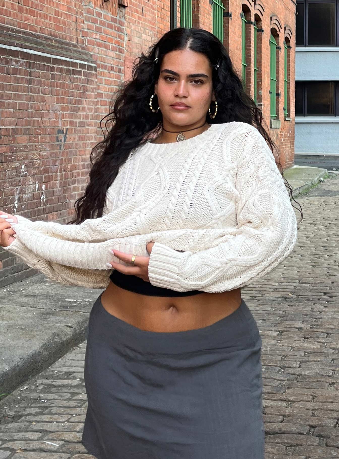 Anaya Oversized Jumper Beige