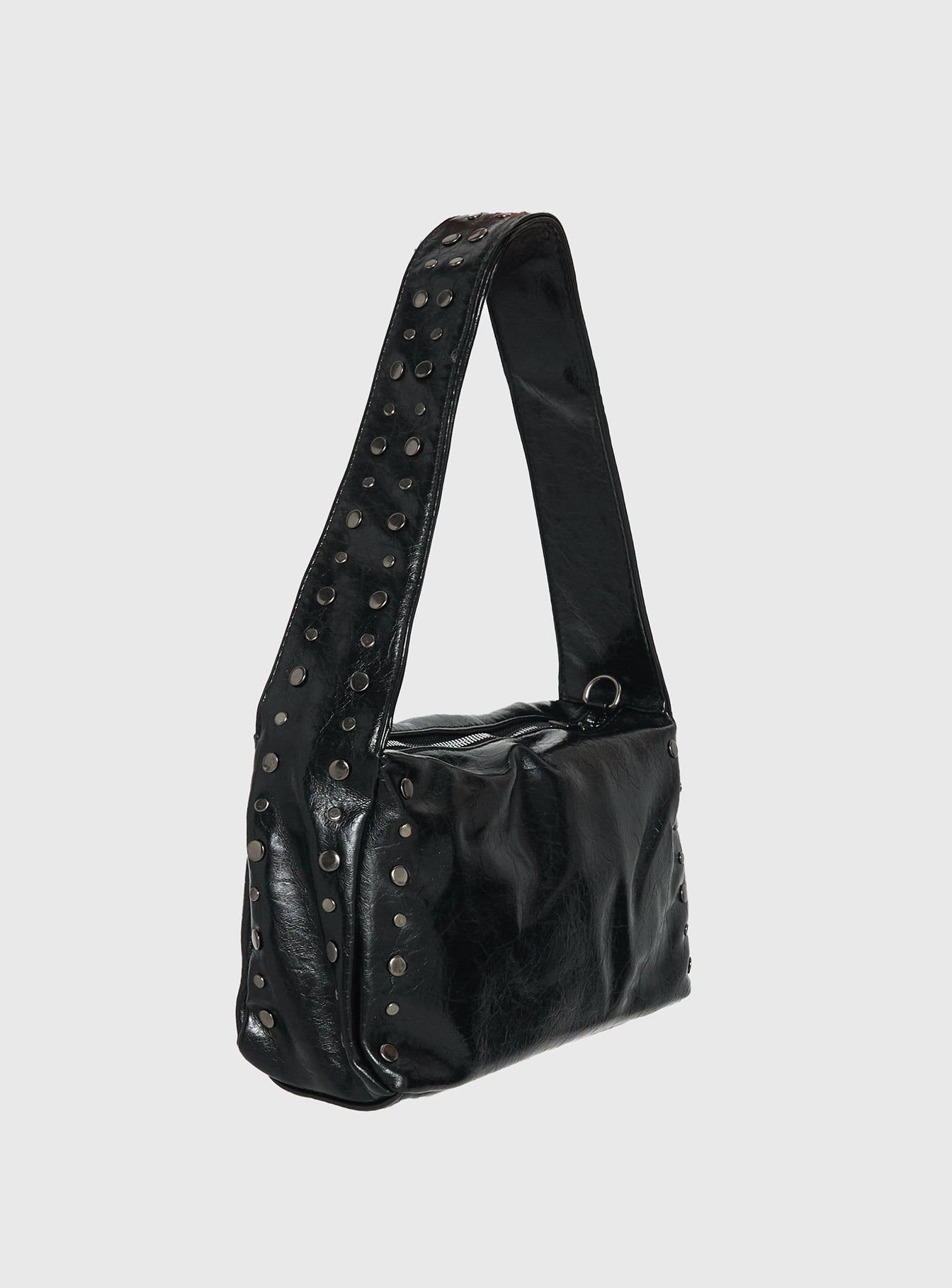 Bolso de hombro «Kaiser Stud Detail», negro