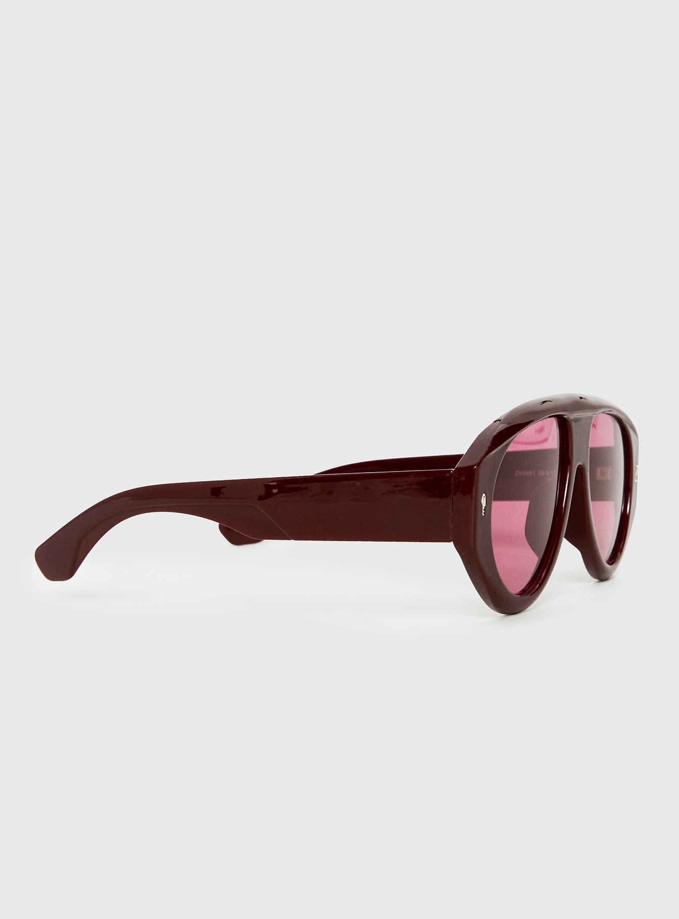 Gafas de sol de aviador extragrandes Marais rojas