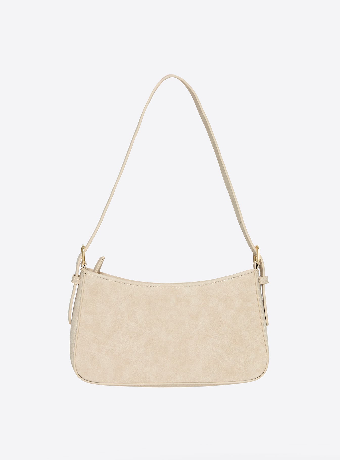 Bolso Lilu de Peta & Jain, color crema, de ante sintético