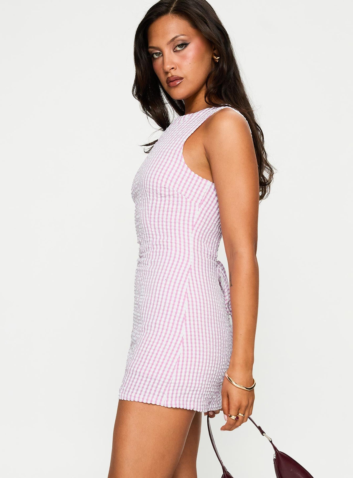 Yumiko Playsuit Pink Check