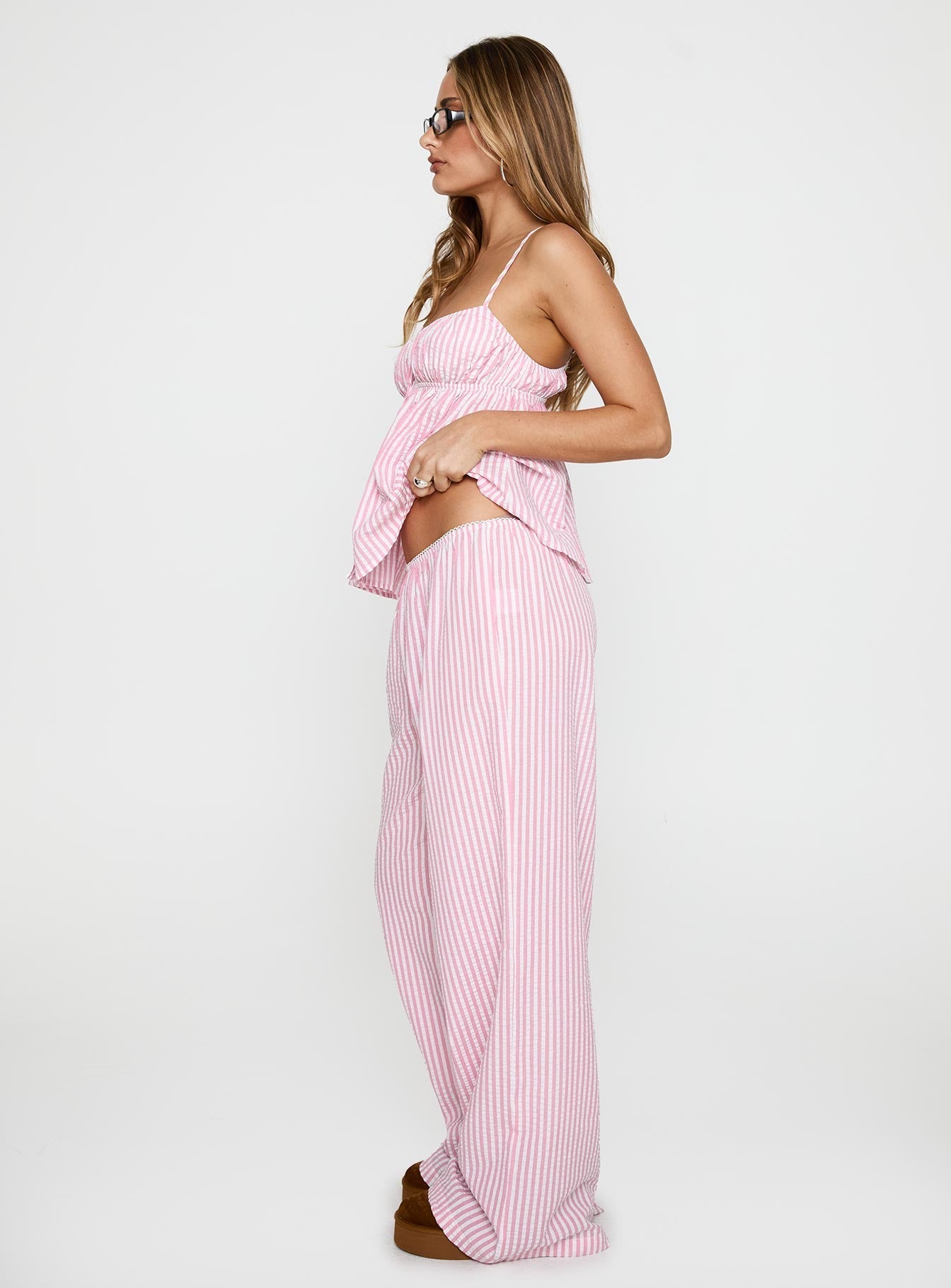 Cassini Co-ord Pink Stripe
