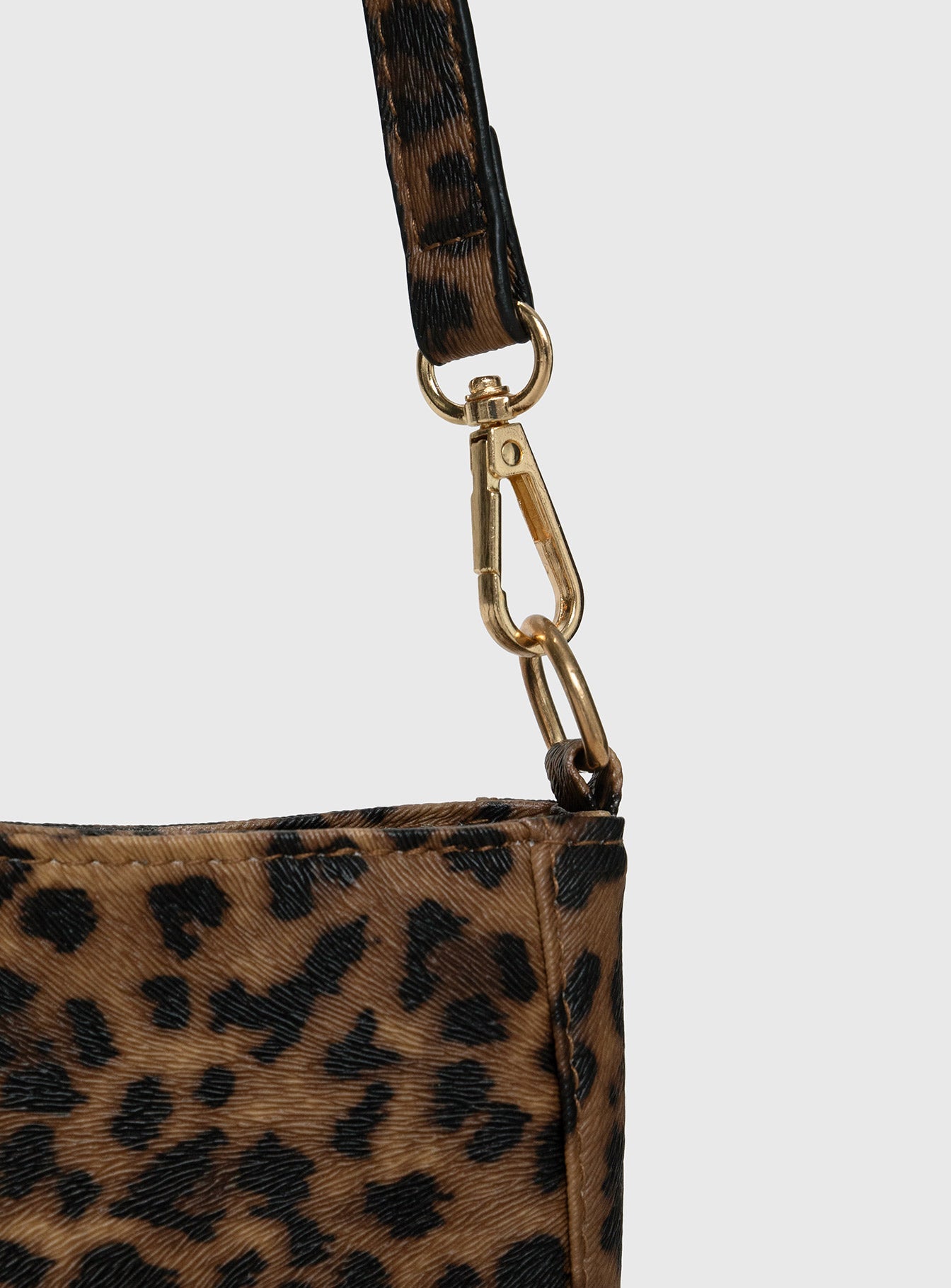 Bolso de hombro «Cheeky» con estampado de leopardo