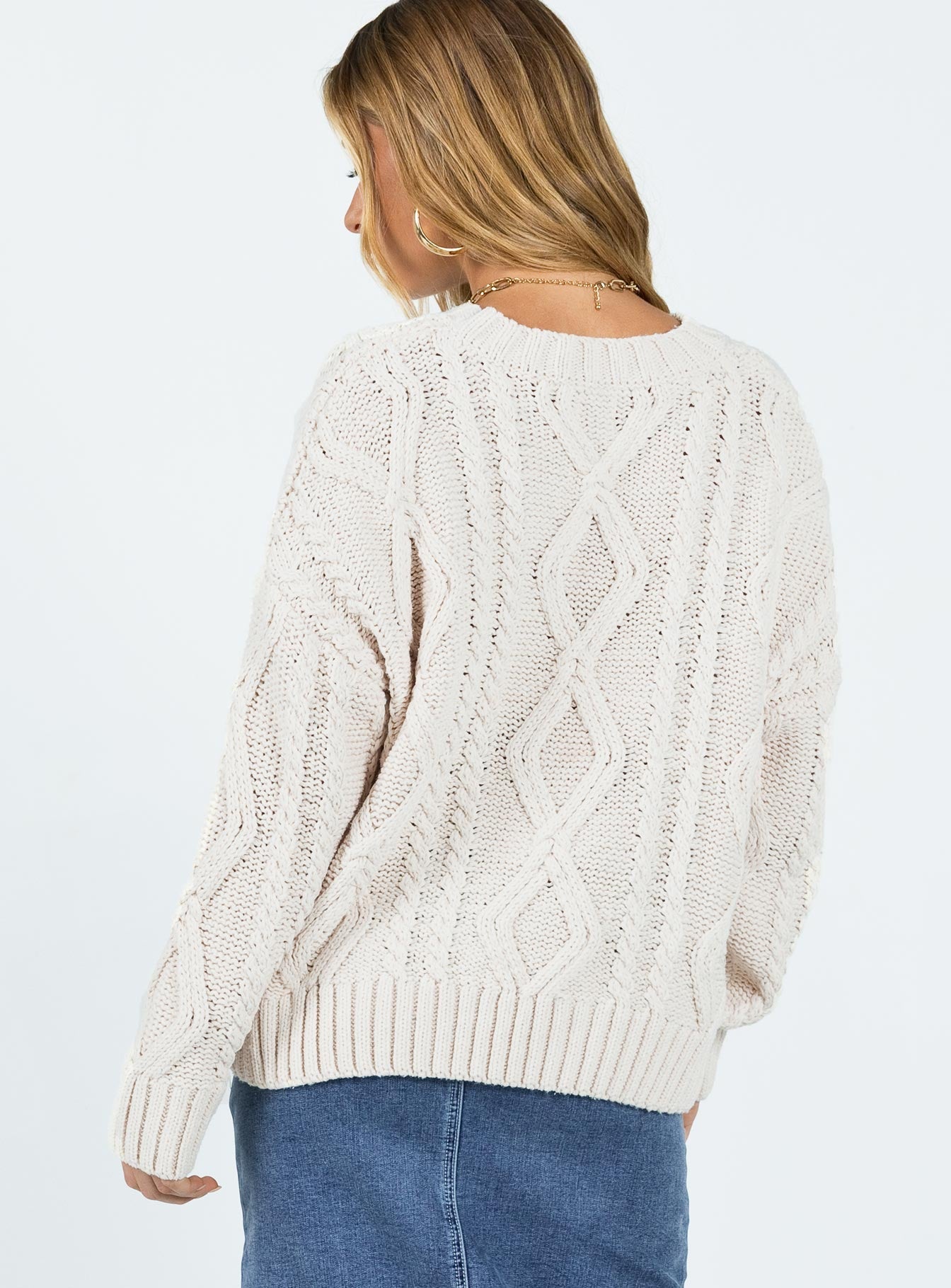 Anaya Oversized Jumper Beige