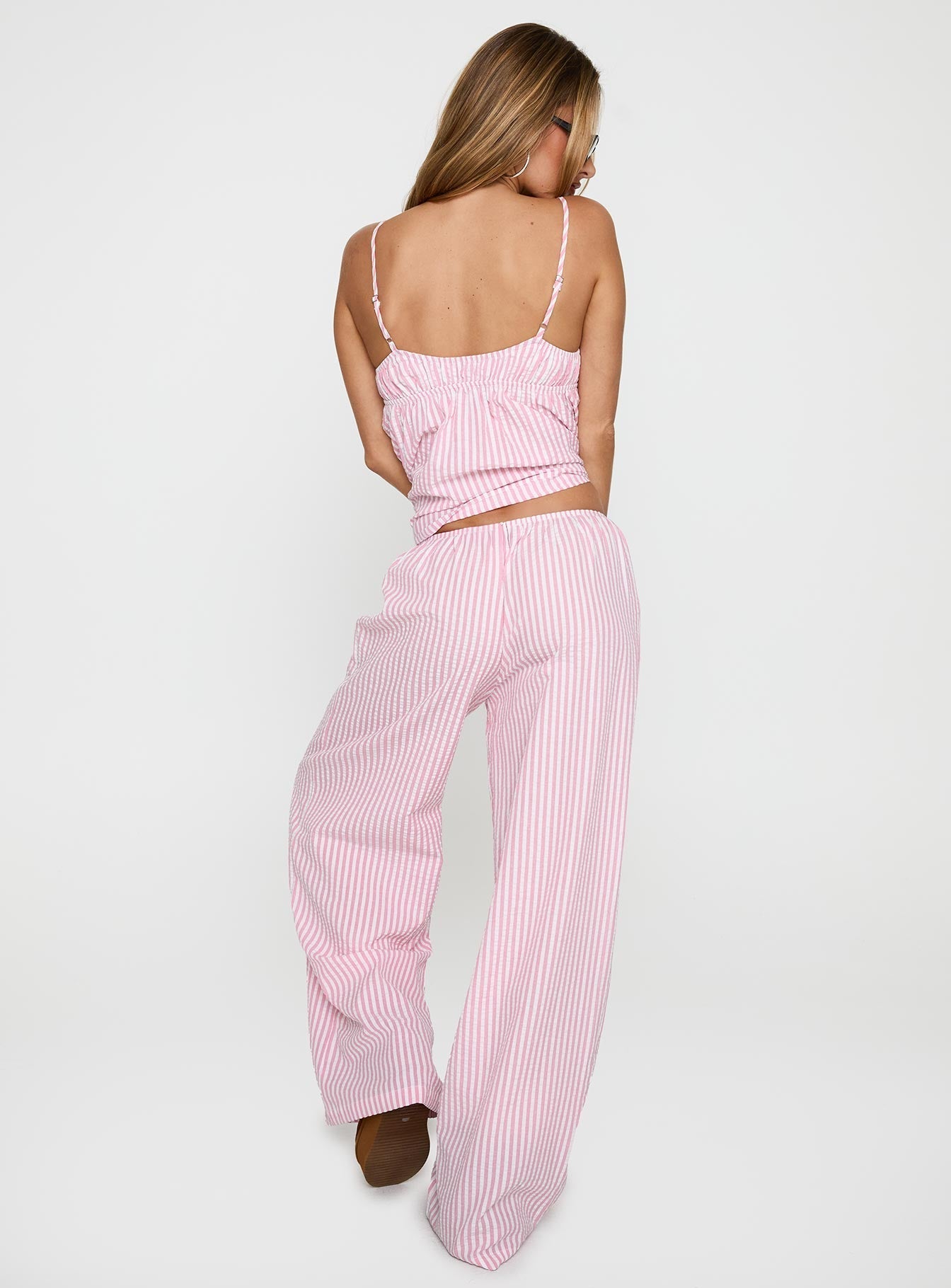 Cassini Co-ord Pink Stripe