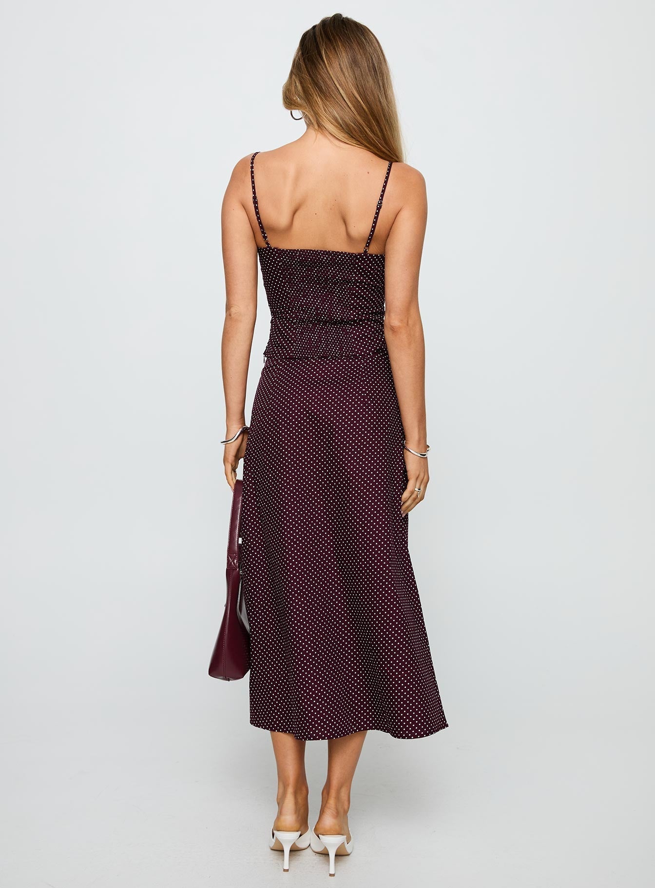 Shining Mirrors Co-ord Burgundy
