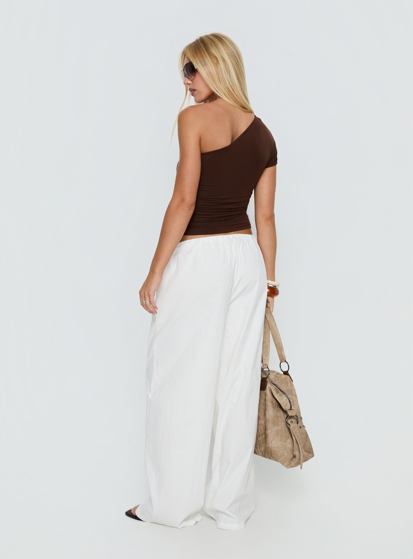 Lunea Concealed Waistband Trousers White