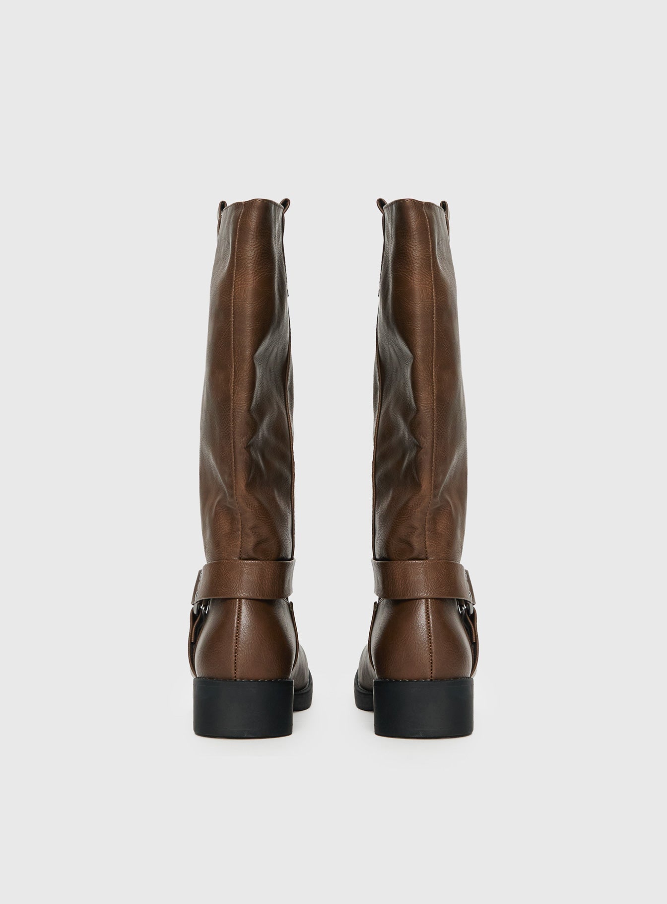 Wrecked Western Boots Brown
