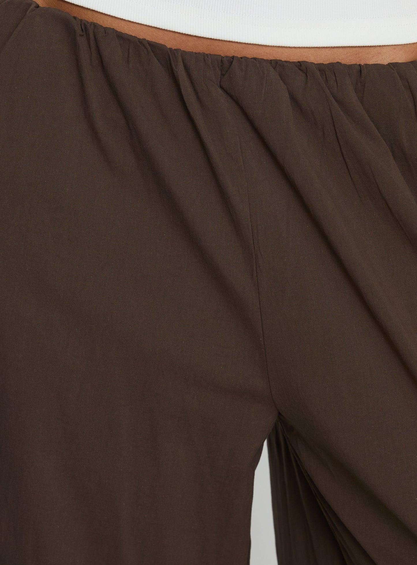 Lunea Concealed Waistband Trousers Brown
