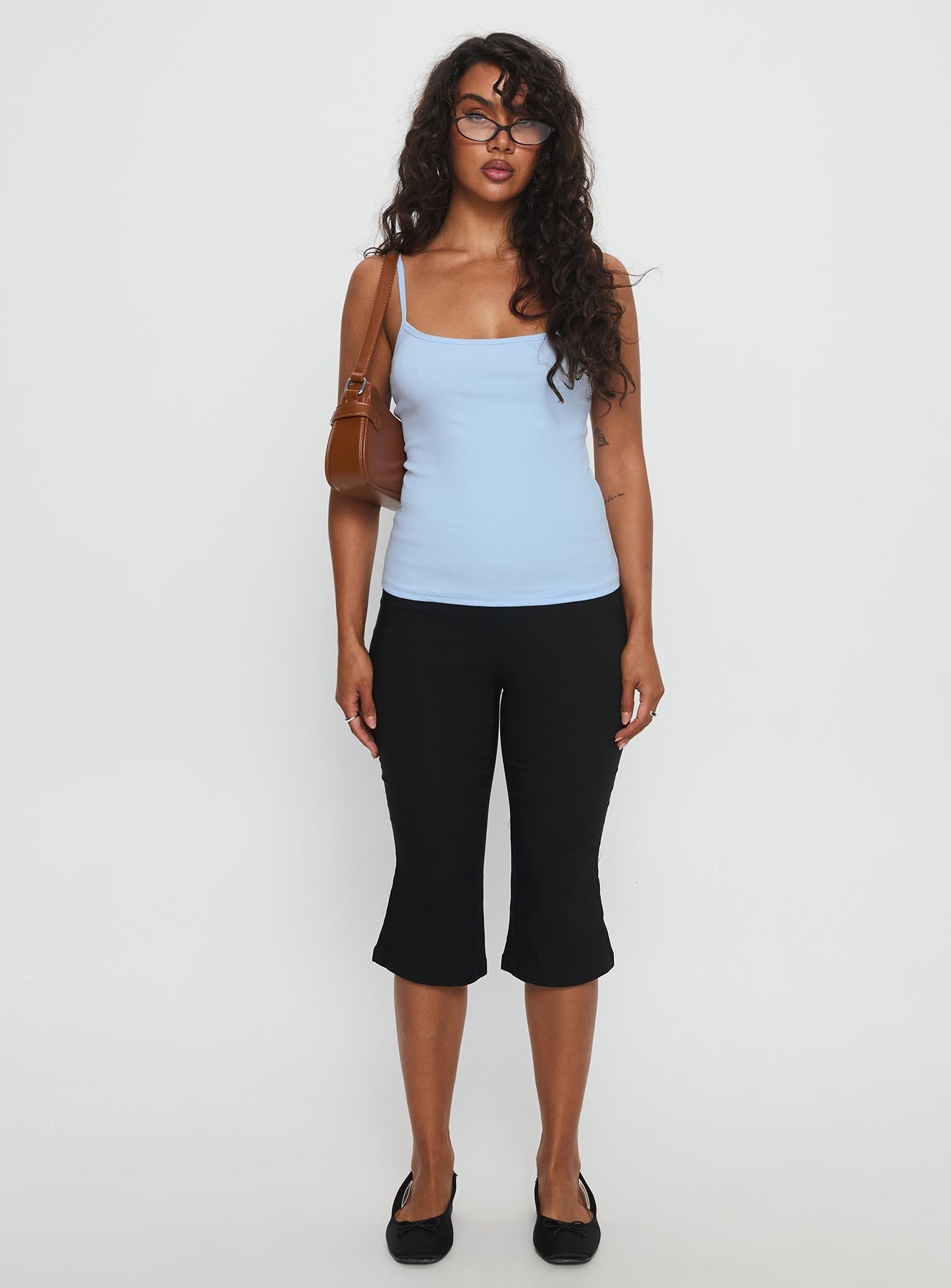 Baseline Longline Vest Top Blue