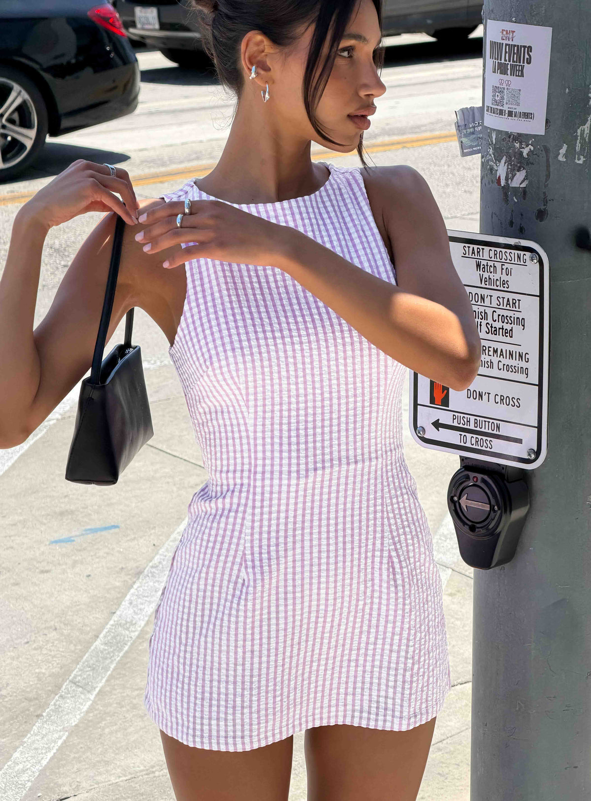 Yumiko Playsuit Pink Check
