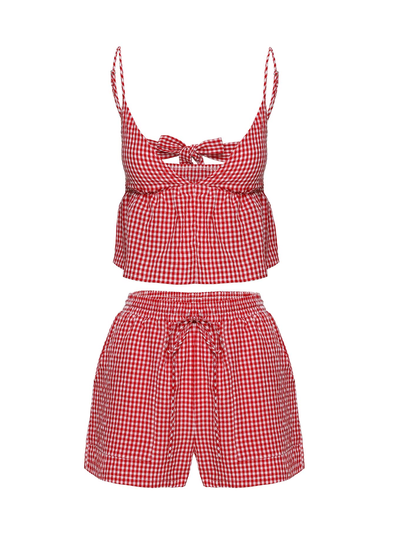 Lille Co-ord Red Gingham