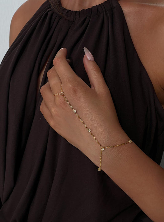 Raynna Hand Chain Gold